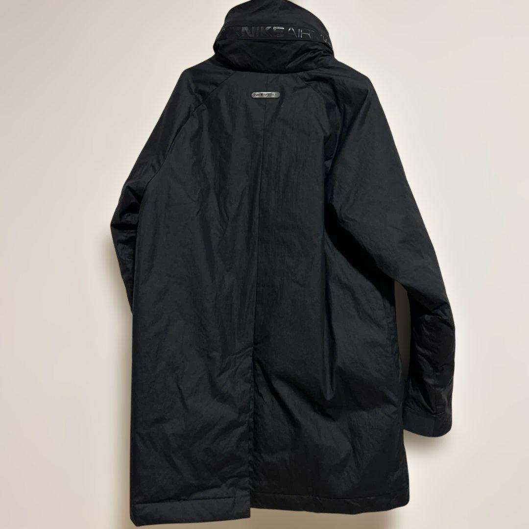 【ナイキエアマックス×鹿島アントラーズ】中綿ベンチコート　ブラック　ナイロン　Ｌ