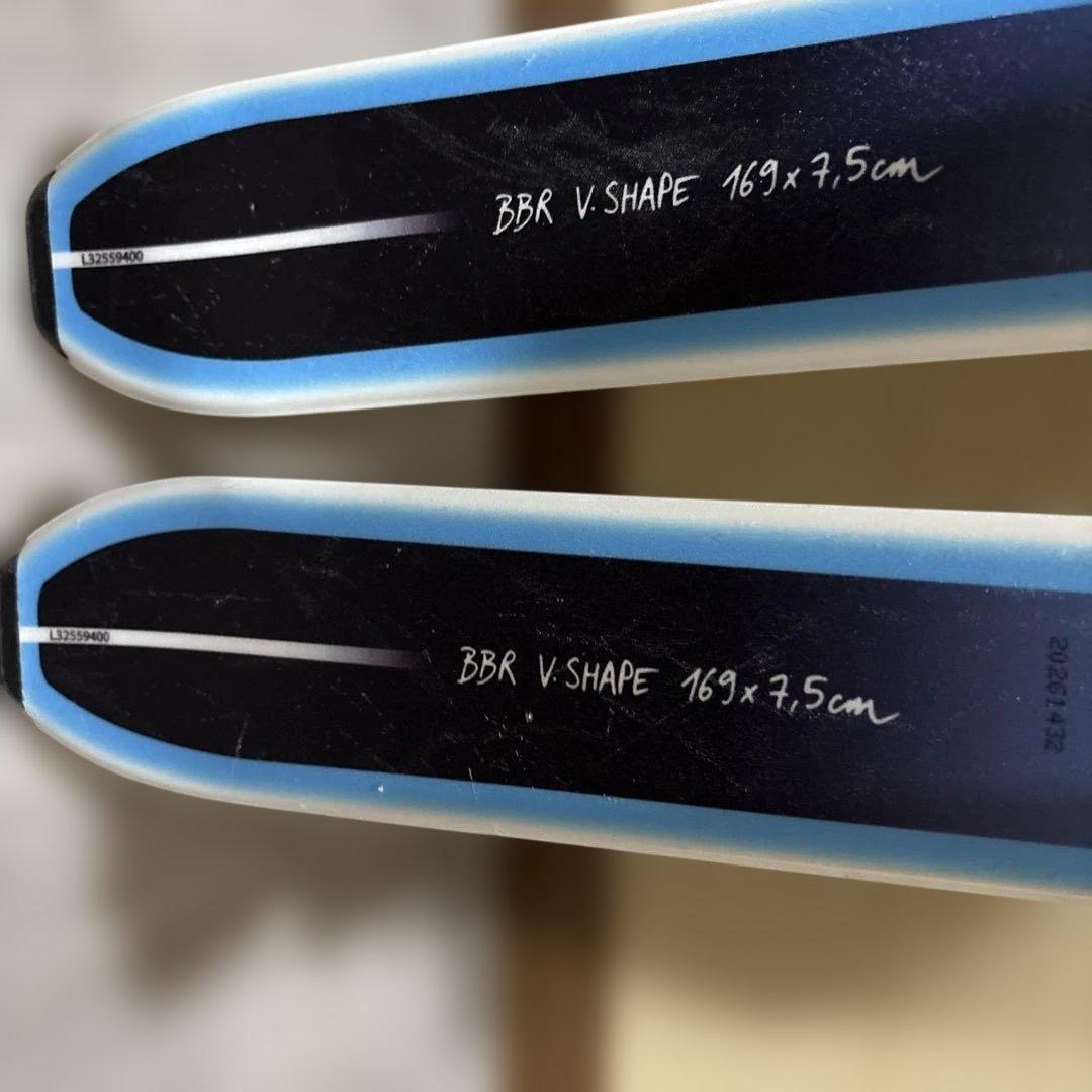 サロモンスキーBBR 169センチ×7.5センチ　ストック、ケース付き