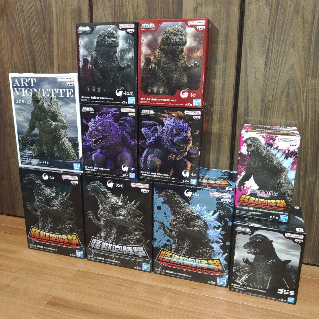 ゴジラ-1.0　フィギュア　10体　怪獣咆哮撃　ゴジラ 東宝怪獣シリーズ 鎮座獣