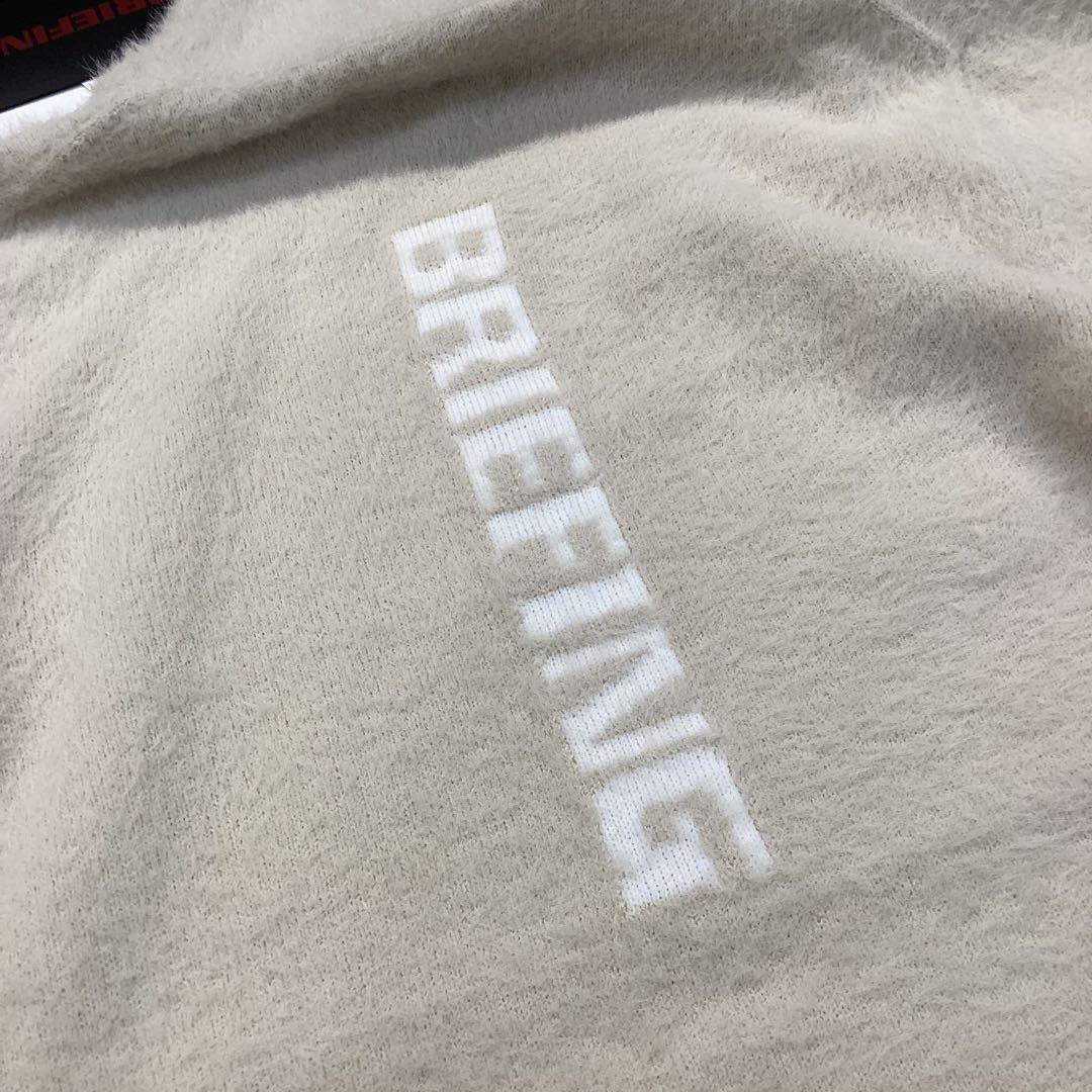 完売品　BRIEFING SHAGGY LOGO TURTLENECK KNIT