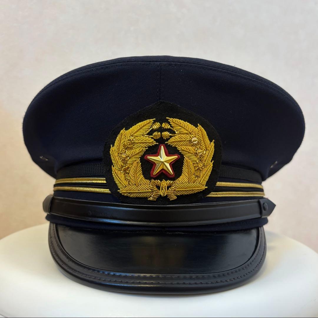 制帽 本物仕様 警察・消防・日本軍モチーフカスタム帽子 金刺繍 コスプレ 撮影用