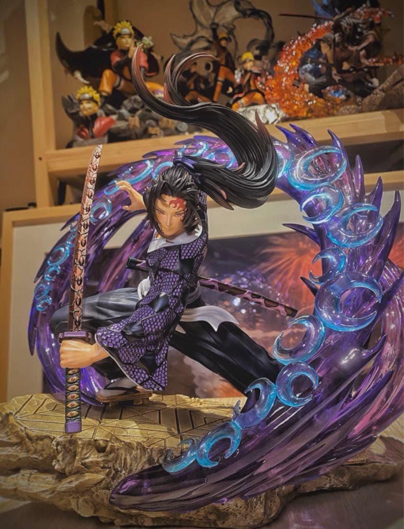 新品未開封『鬼滅の刃』継国縁壱vs黒死牟 CHENG ガレージキット スタチュー