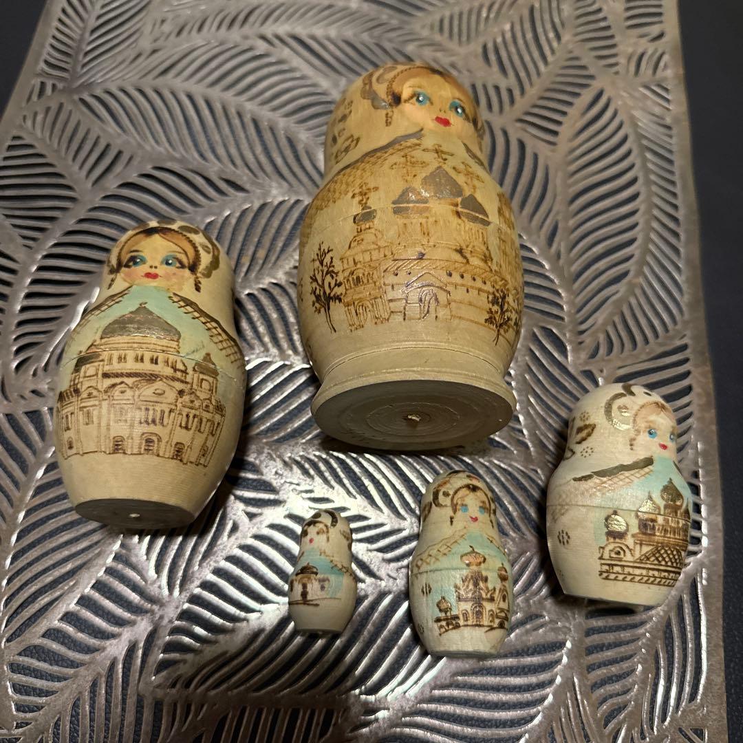 1995年木製マトリョーシカ 5個セット