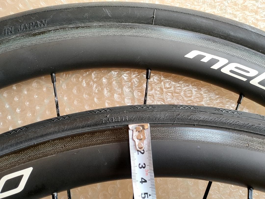 軽量 カーボンホイール 前後セット 700C 11速 ロードバイク 自転車 中古