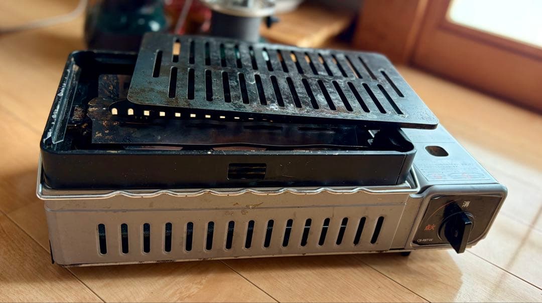 ★岩谷産業 カセットコンロ「炉ばた大将 炙家(あぶりや) 極厚鉄板付き