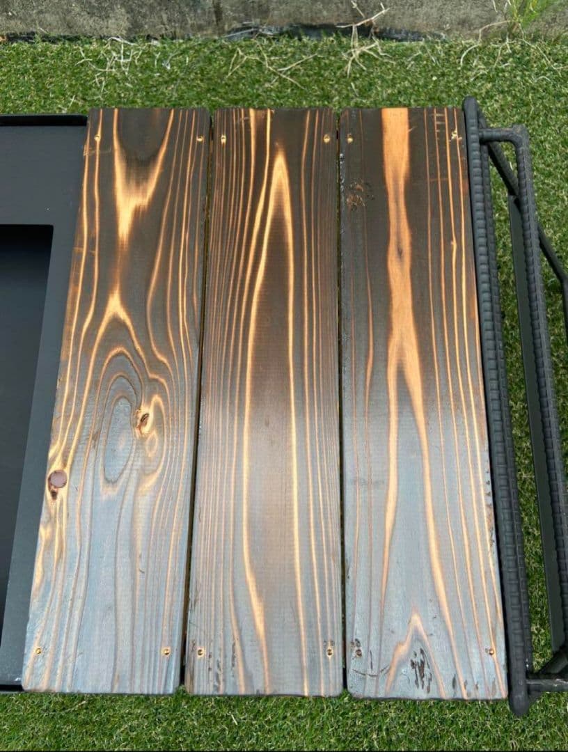 アイアンテーブル　ワイルドアウトドア製　タフ丸　収納ケース付き