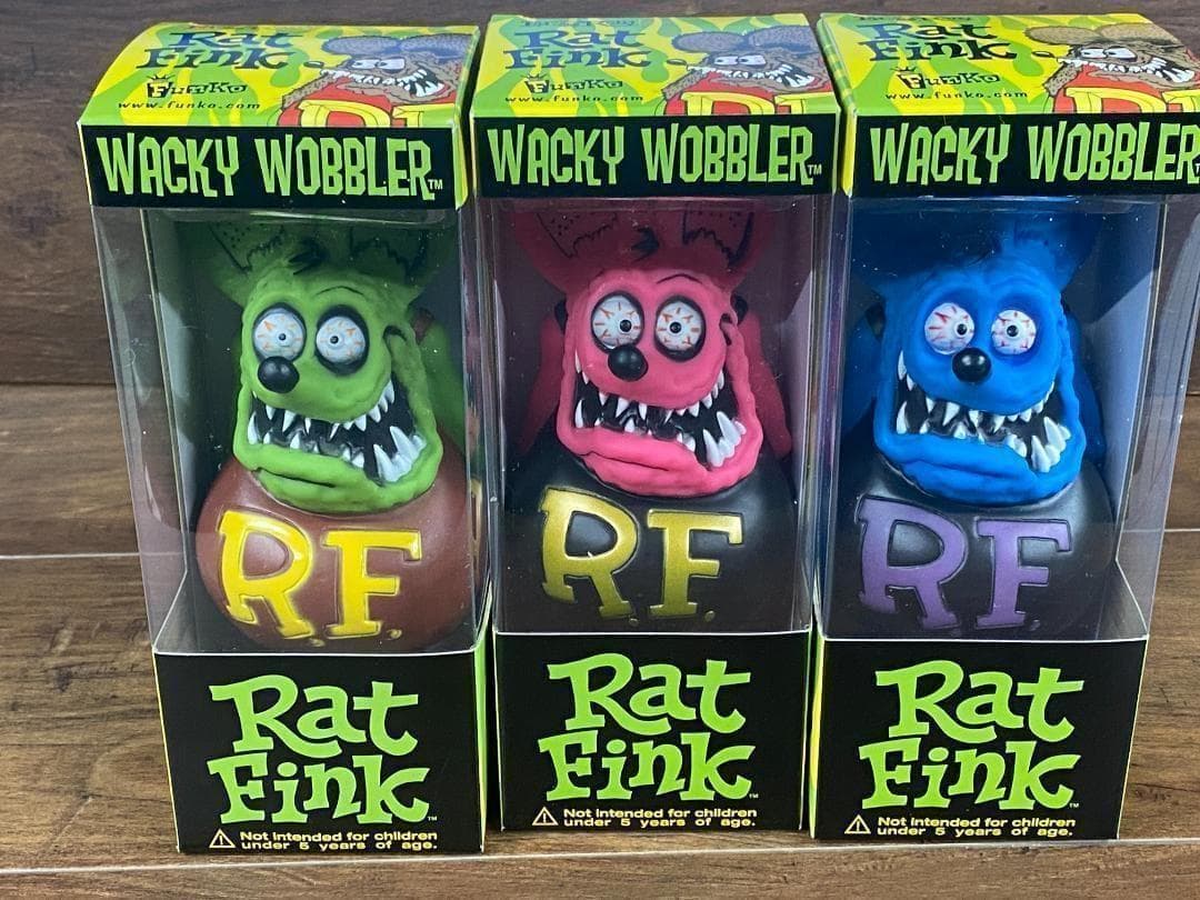 Rat Fink ラットフィンク ボビングヘッド フィギュア 3体セット