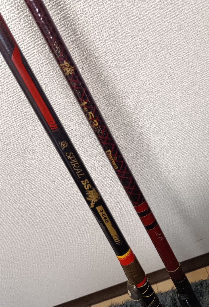 ダイワケブラーカーボ磯1号5.3m&オリムピックスパイラルSS磯3号5.4m