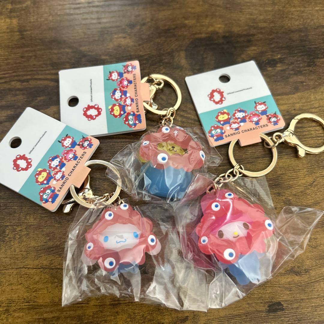 EXPO2025サンリオ ミャクミャク クリアキーホルダー 全７種 コンプ