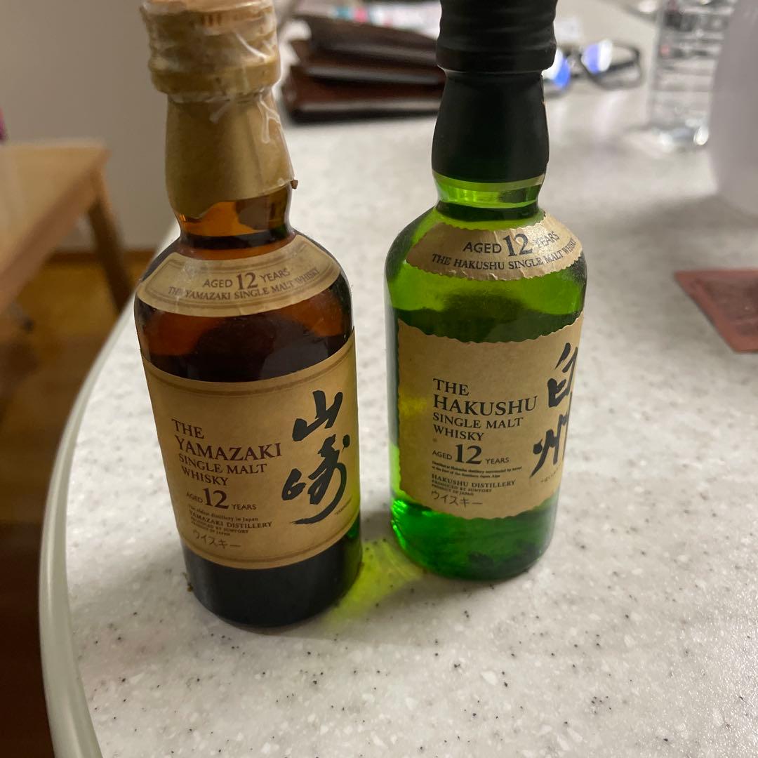 山崎・白州 12年 シングルモルトウイスキー セット