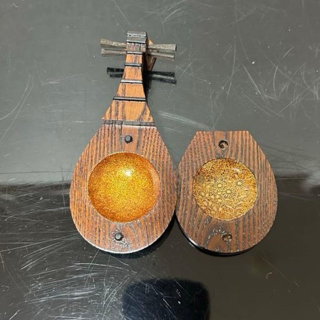 秋草蒔絵琵琶香合　茶道具懐石茶箱鵬雲斎坐忘斎淡々斎即中斎而妙斎棗水指茶碗茶香合棗