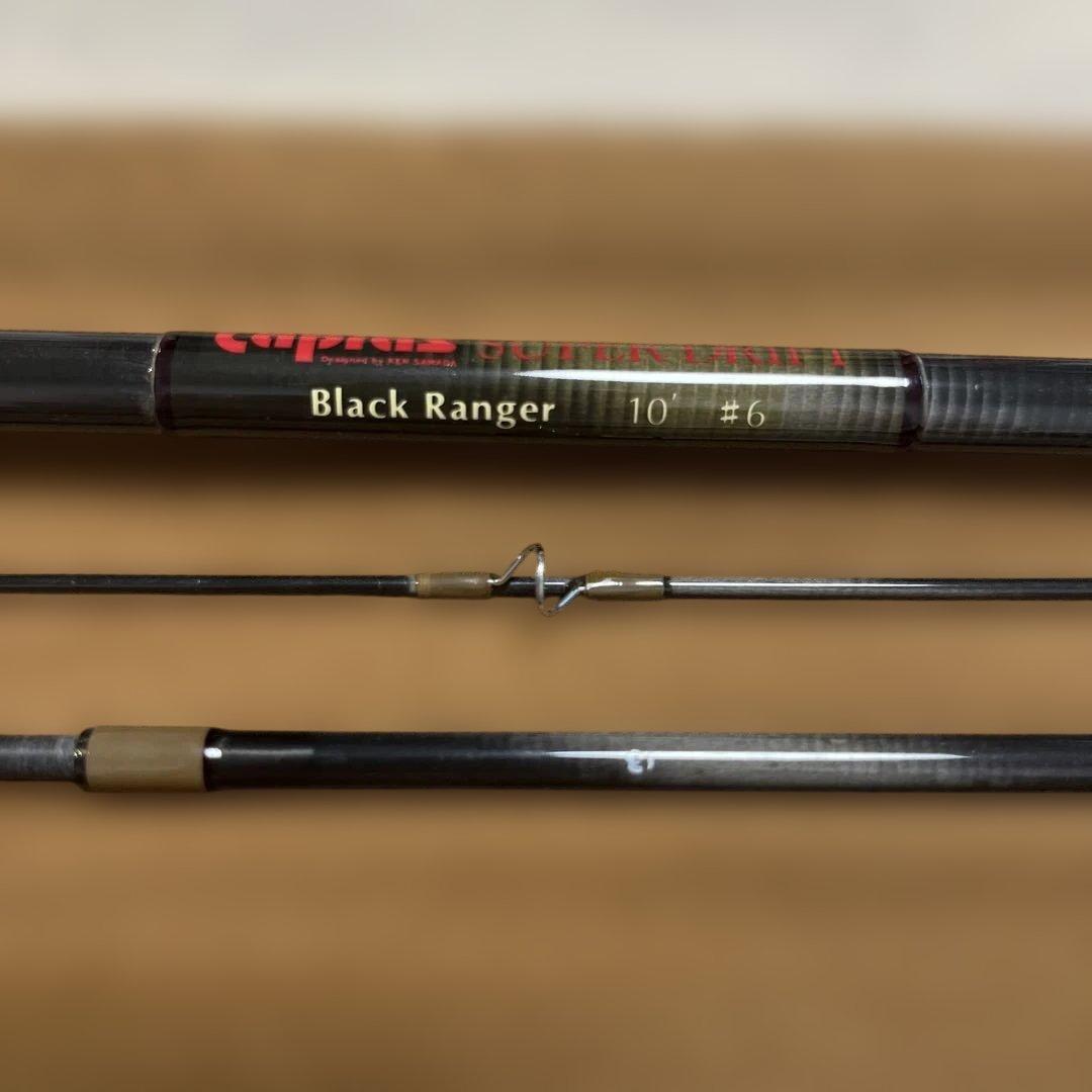 ①カプラス　フライロッド　Black Ranger ブラックレンジャー10F6番