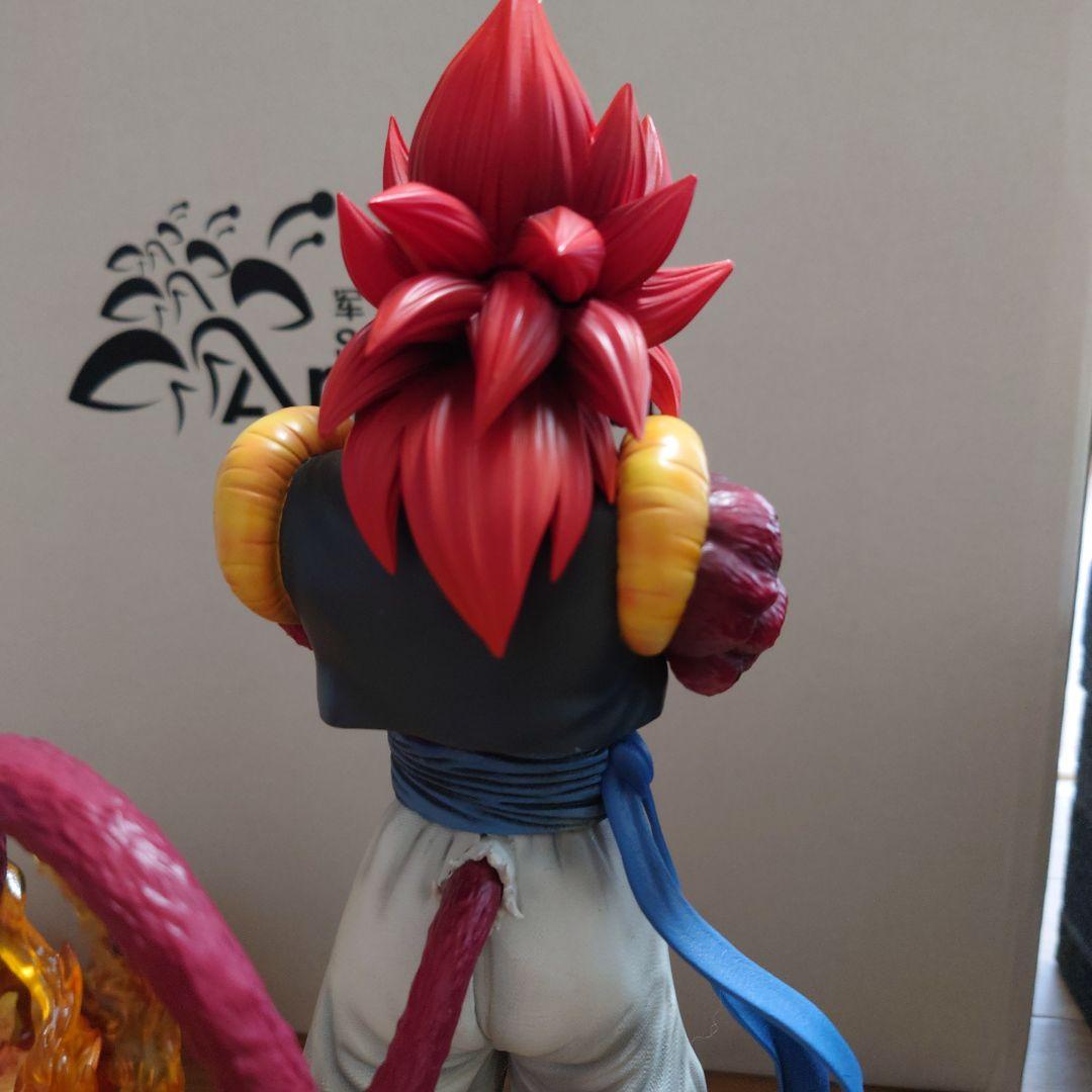 ドラゴンボールガレージキットスーパーサイヤ人4ゴジータスタチュー