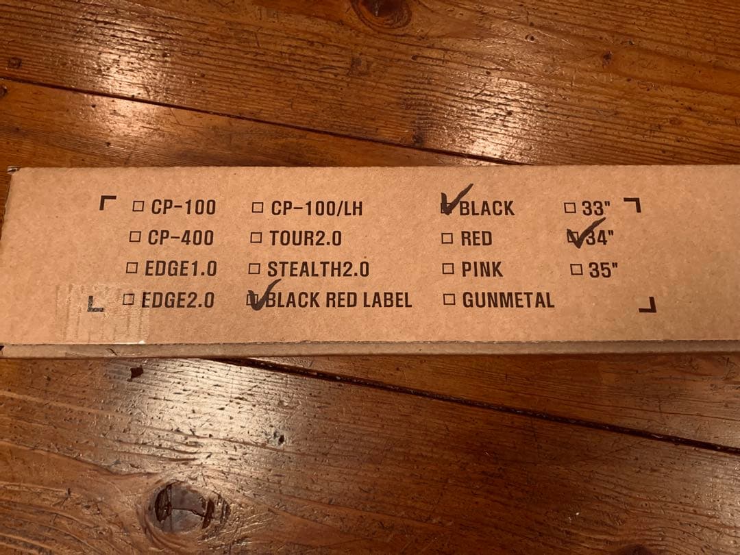 新品　シュリンク未開封　CROSSPUTT パター 黒　保証書　ヘッドカバー付き