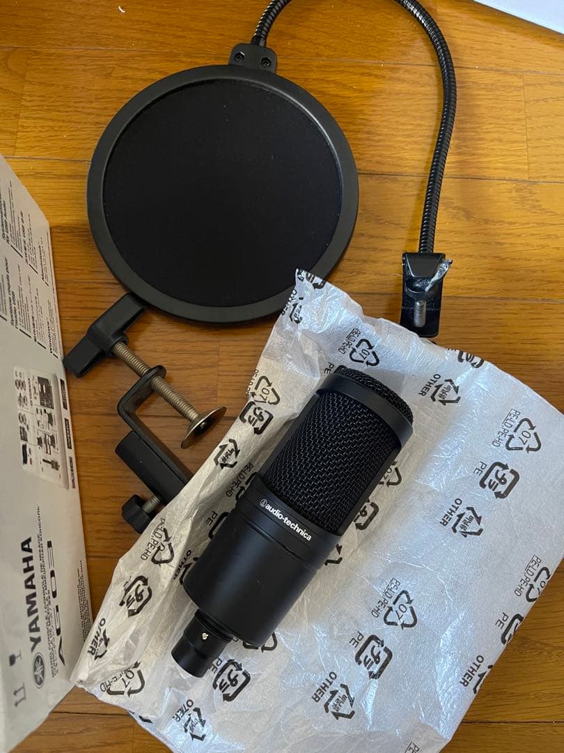 DJ機材 YAMAHA AG03+Audio technica AT2020