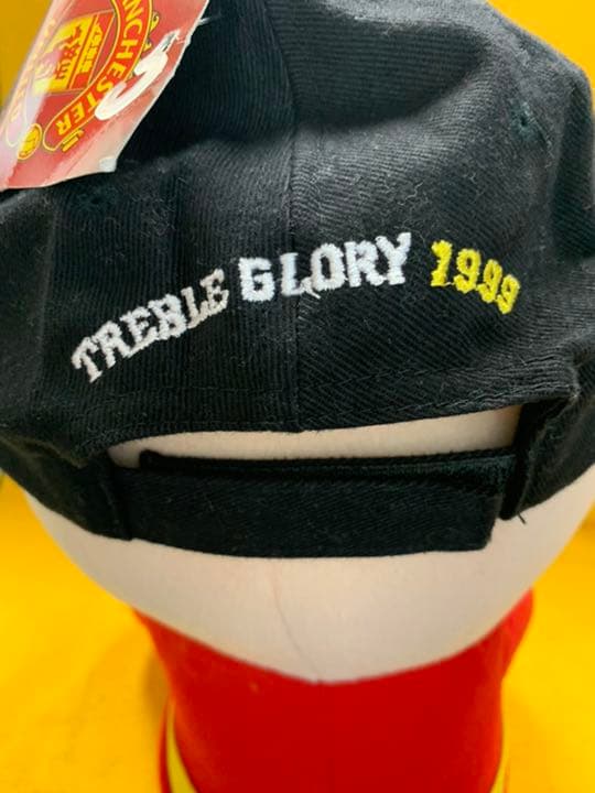 '99Man U三冠記念キャップ 公認商品 希少 未使用品タグ付き