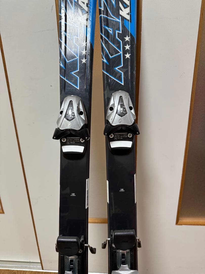 KAZAMA スキー板120cm,ブーツ26”22.5cm,ストック100cm