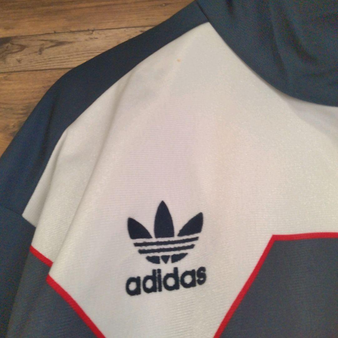 adidas ドイツ代表　90s エムブレムロゴ ハイネックトラックジャケット