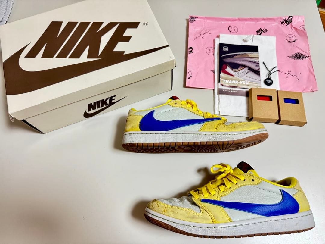 【NIKE】Travis トラビス AIRJORDAN1 Canary カナリー