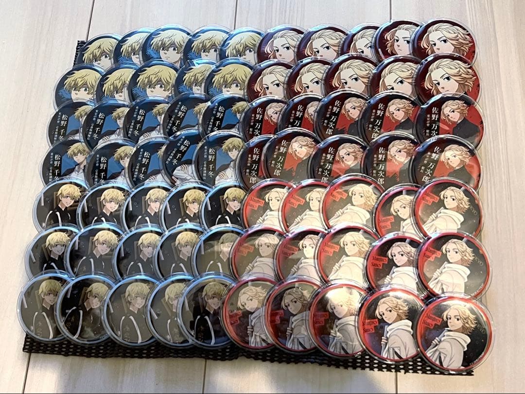 佐野万次郎 松野千冬 缶バッジ