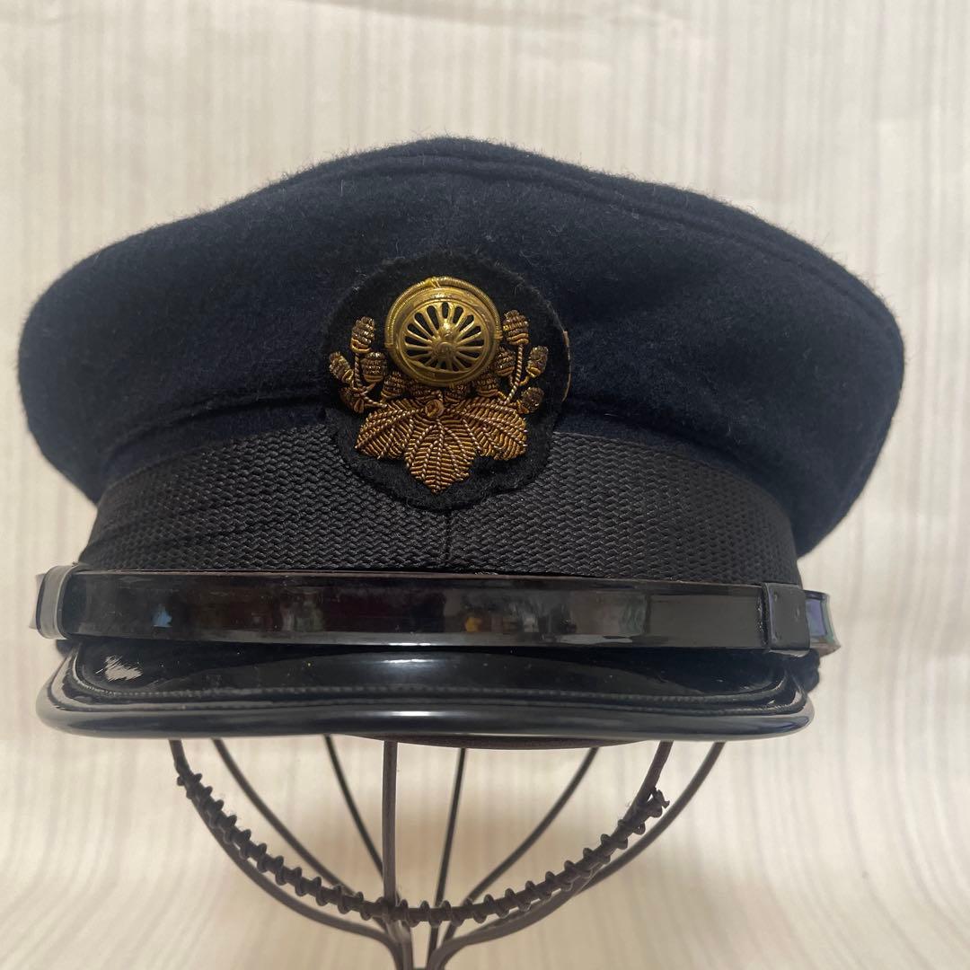 保管品 昭和レトロ 制帽 日本国有鉄道 帽子 昭和40年 3号形