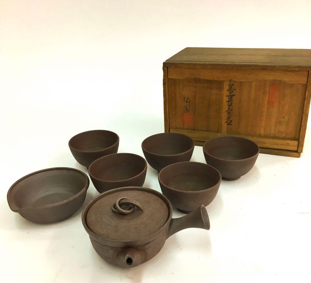 萬古焼 煎茶器 陶園