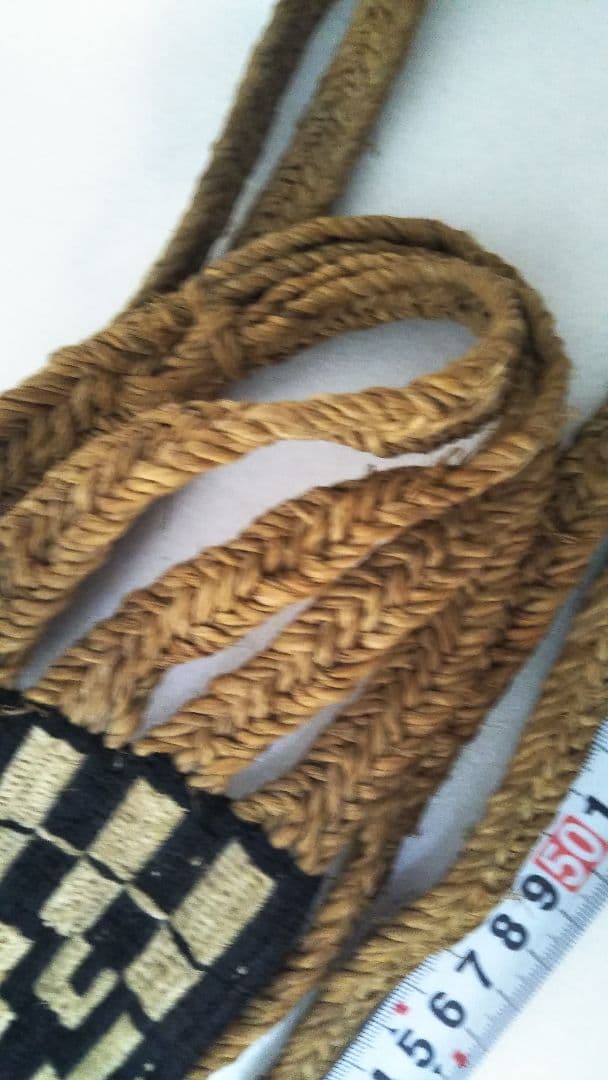 (値下げ)アイヌ背負い縄　タラ　希少民具