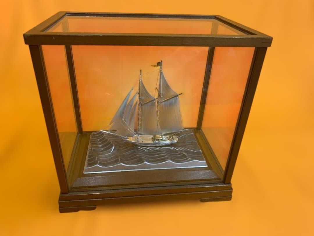 武比古　銀製　帆船　シルバー985　重量72g