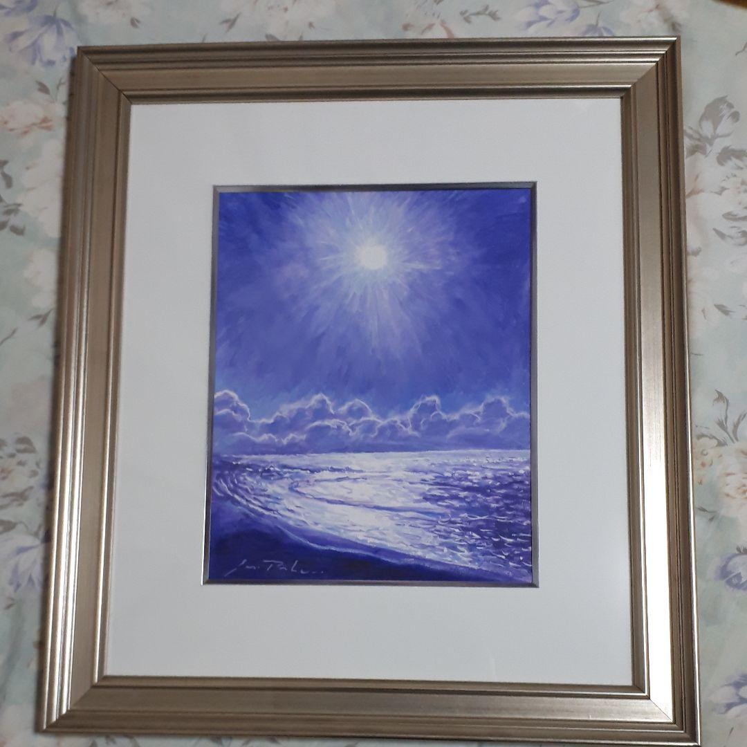 水彩画　Jan Parker　ハワイの海