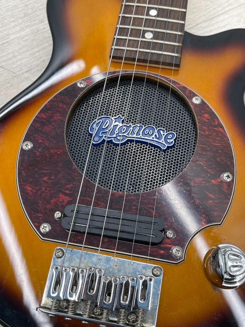 Pignose トラベルギター アンプ内蔵 ミニギター 音出し確認 ソフトケース