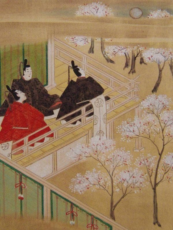 【伊勢物語、第二十九段、春宮女御の御方の花の賀】、希少画集画より