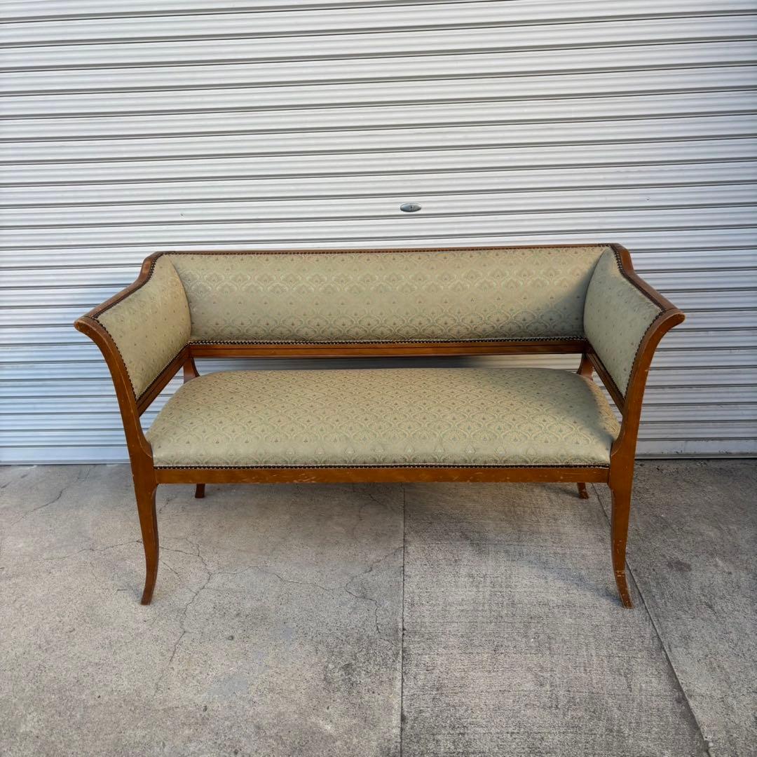 アンティークソファ ヨーロピアンクラシカル 2人掛けソファ ベンチソファ