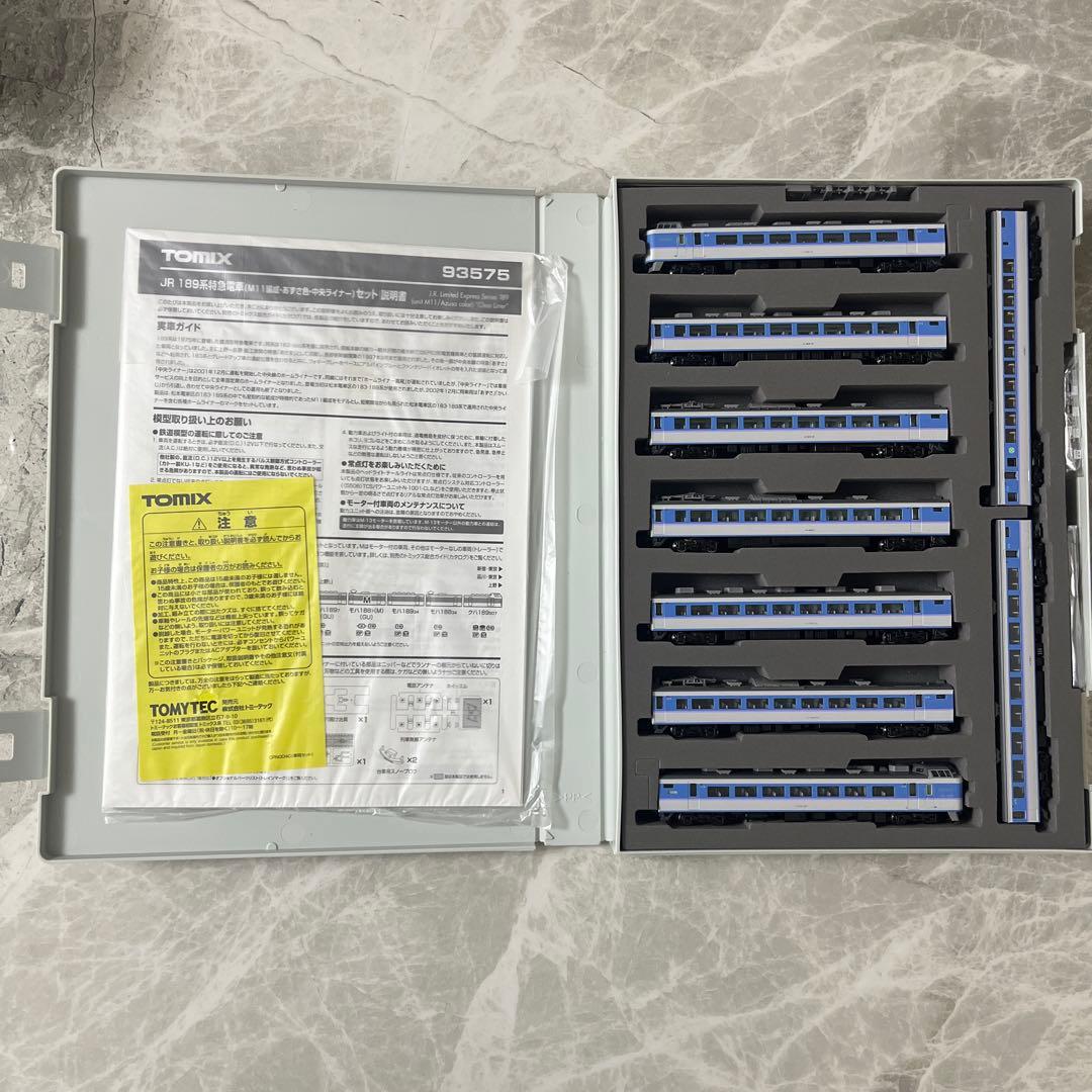 tomix 93575 189系　M11編成・あずさ色・中央ライナーセット