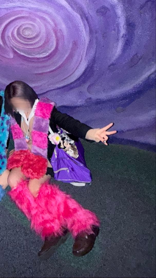 チェシャ猫マフラーファンキャップ