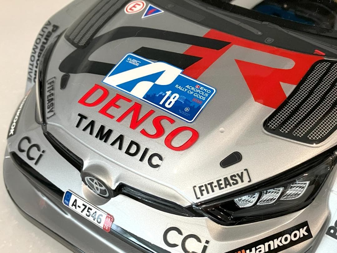 【Yoshi】タミヤRCボディ ヤリス WRC2025 ギリシャ 勝田選手