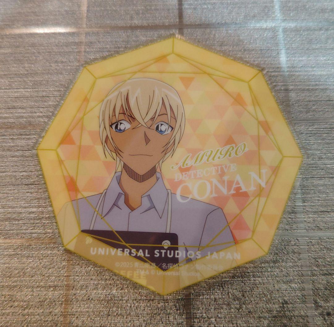 USJ 安室透・降谷零　缶バッチ・コレクタブルリング・コースターセット