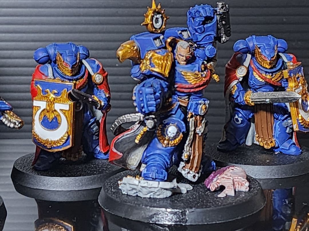 週刊ウォーハンマースペースマリーン全種塗装済み。バラ売り不可。