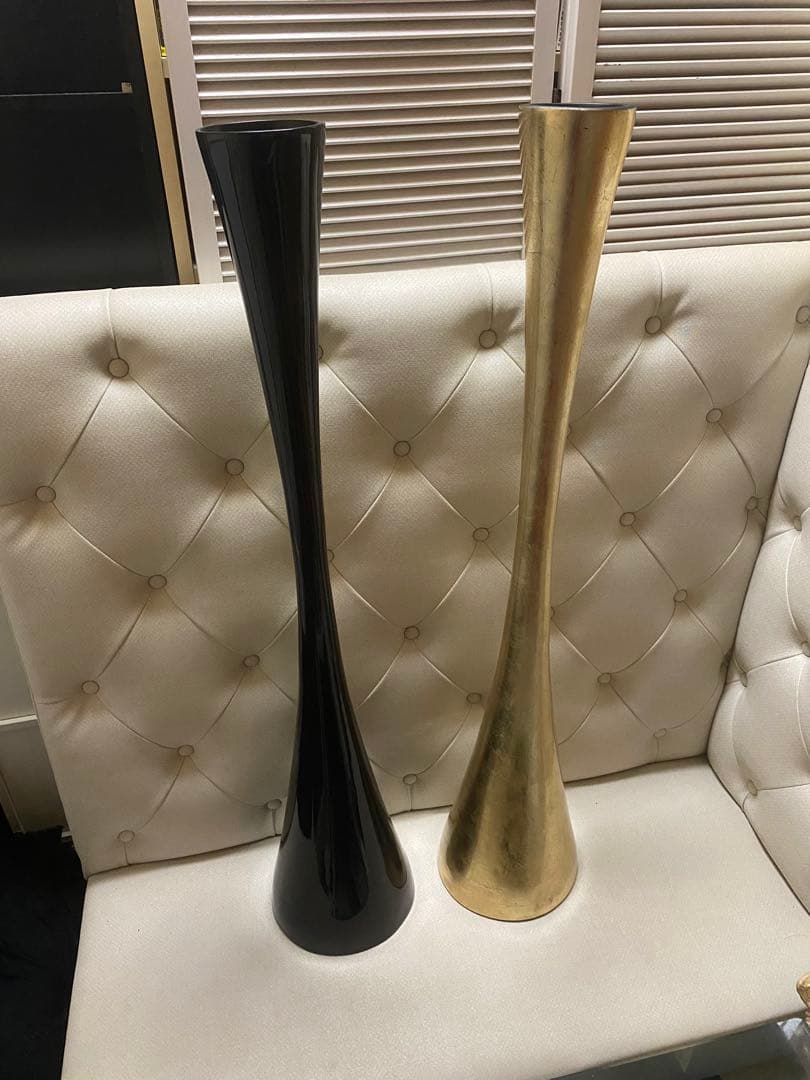 高級 漆器フラワーベース♦️未使用♦️４本セット♦️紹運 金運 魔除け♦️映え♦️140㎝