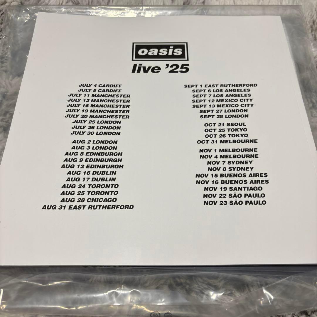 OASIS ツアーパンフレット 2025 東京ドーム オアシス③