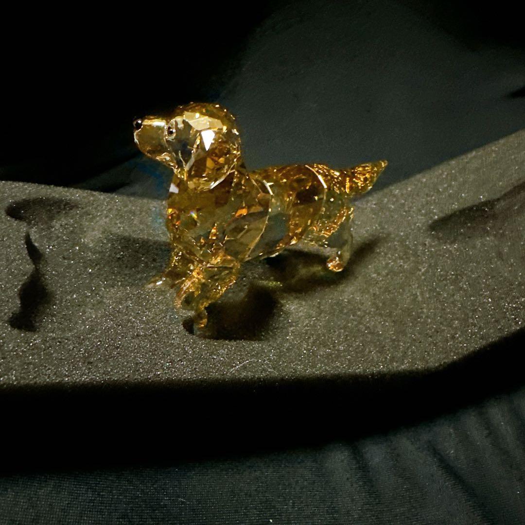 【新品未使用】ゴールデンレトリバー／DOG／SWAROVSKI