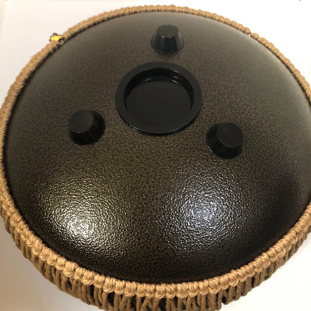 スチールタングドラム　31cm 15音　アンティークブロンズ　Dキー