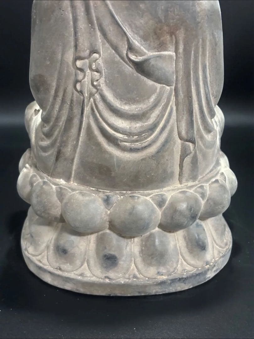 仏教　石仏 如来 細工彫刻 釈迦 縁起物 お釈迦様 釈迦如来 石彫仏像