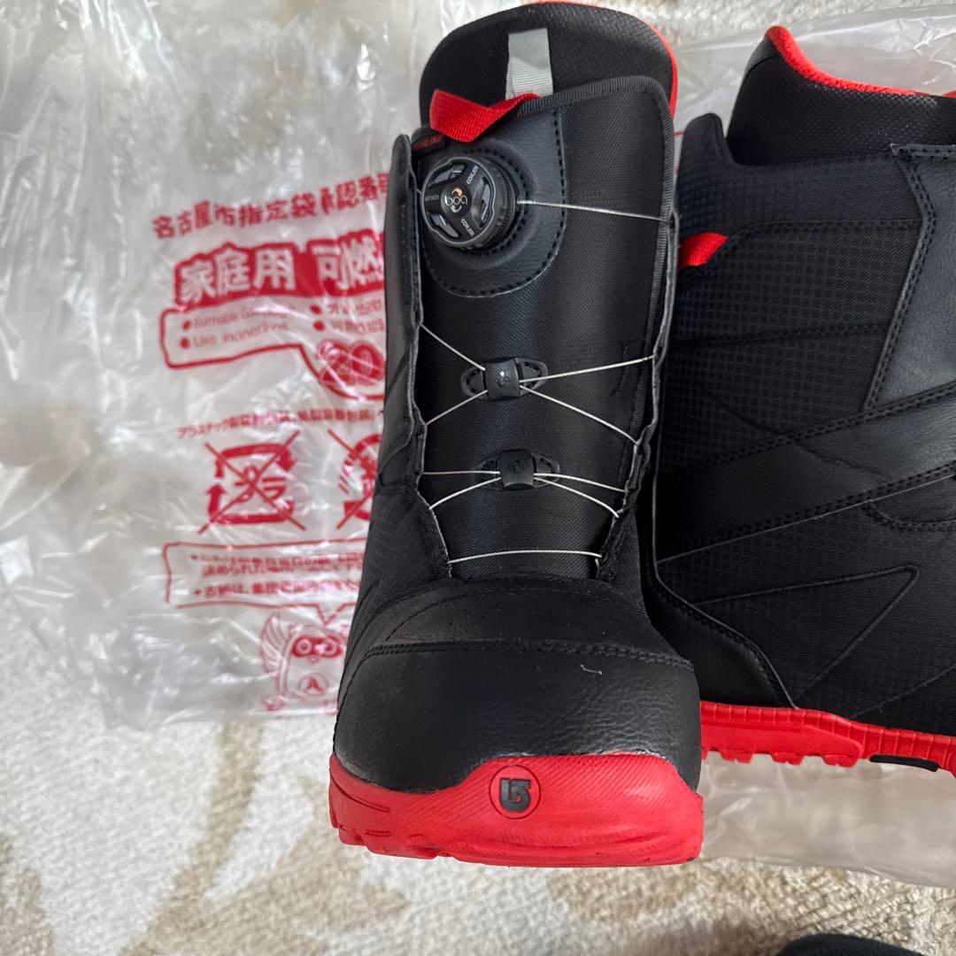 BURTON/バートン ハイライン ボア BOA 28.5 ブラック×レッド