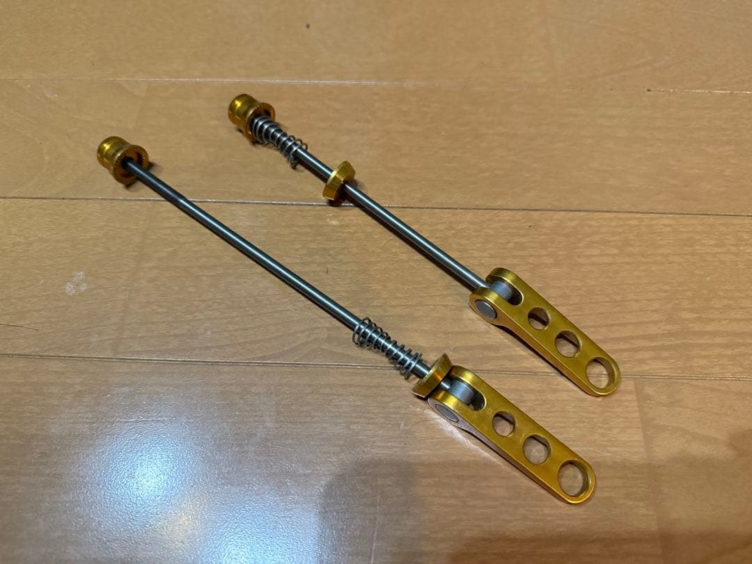 ringle チタンクイックリリース　ゴールド　セット　90s 希少品！