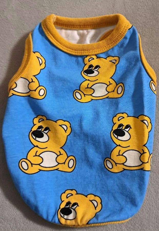 andblank® クマさん.キツネさん.ゾウさん.プリント犬服 4枚