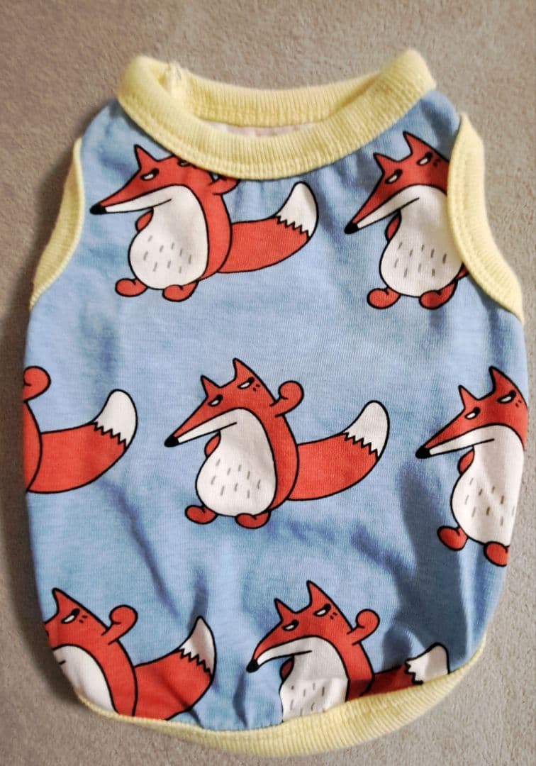 andblank® クマさん.キツネさん.ゾウさん.プリント犬服 4枚