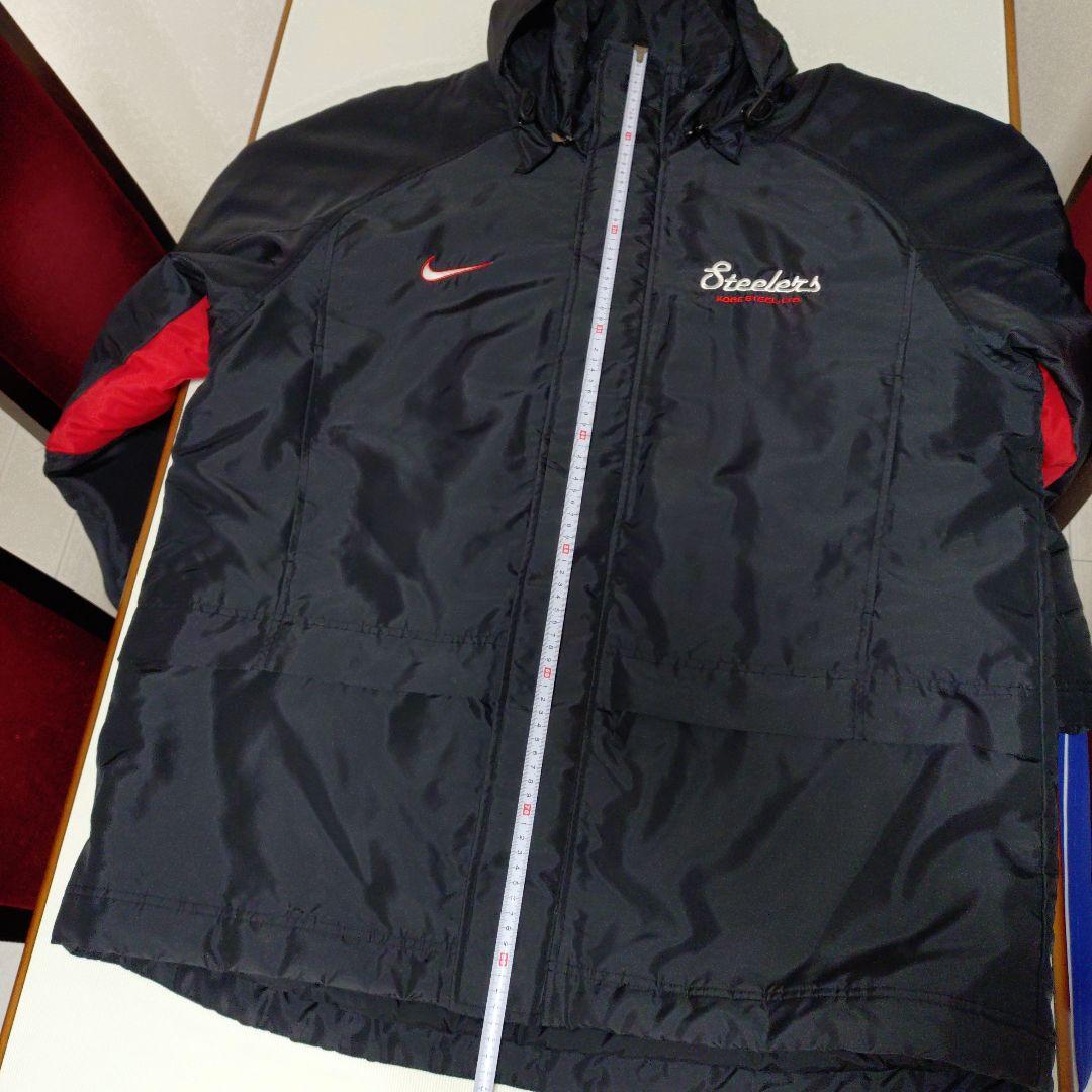 Nikeコベルコ神戸スティーラーズベンチコートXL☆レア美品☆神戸製鋼ラグビー