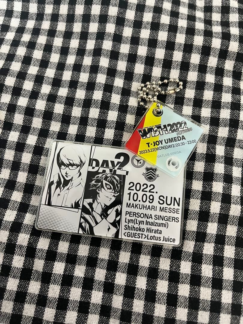 ペルソナ　アクリルキーホルダー