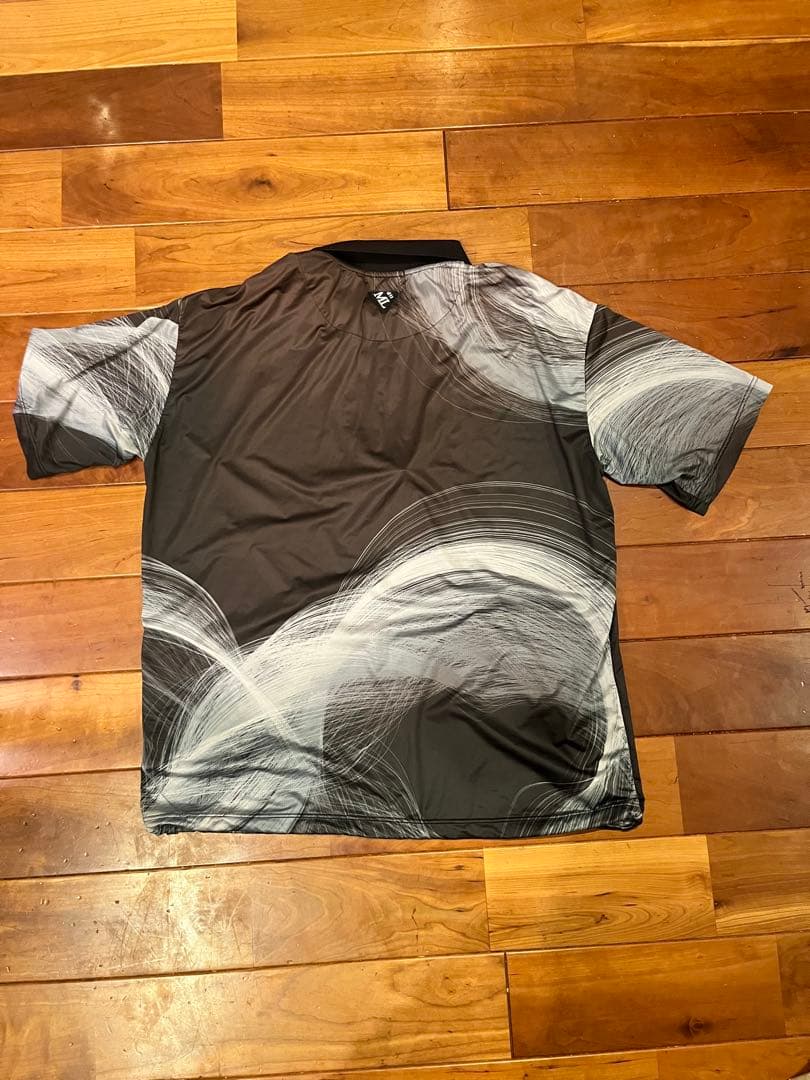 MARK&LONA ポロシャツ　50 グラフィックポロ　　ブラック