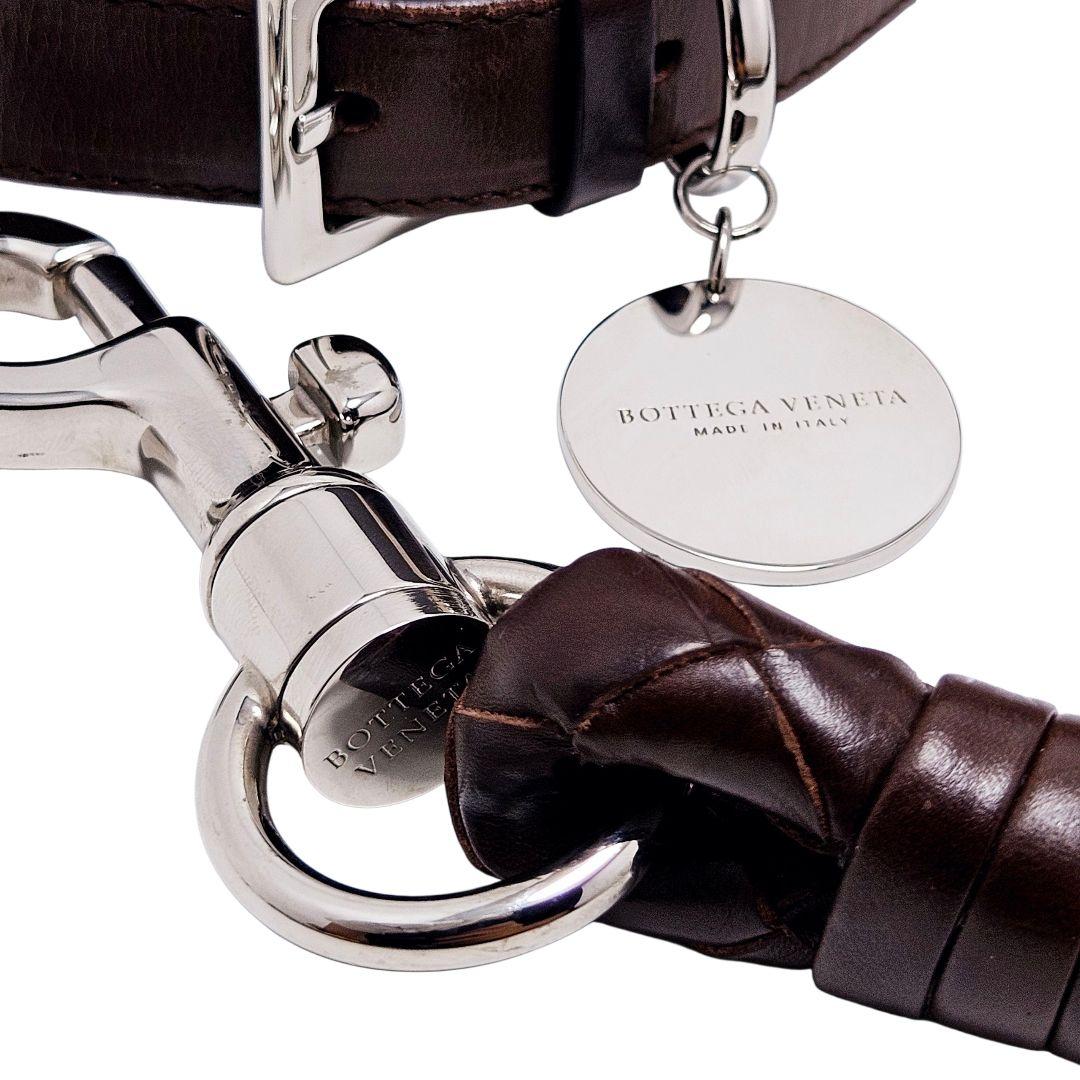 こた様【極美品】ボッテガヴェネタ ドッグ リード 首輪 セット イントレチャート